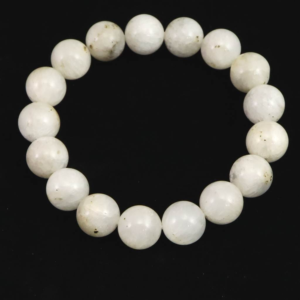 インドネシア産 イジェン水晶　 白 12mmブレスレット  41.6ｇ #12470