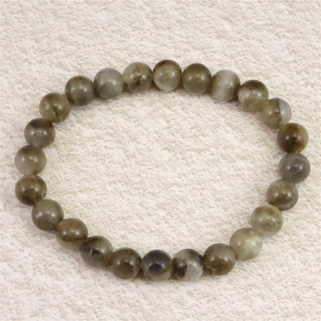 インドネシア産 イジェン水晶　8mmブレスレット  17.8ｇ #20585