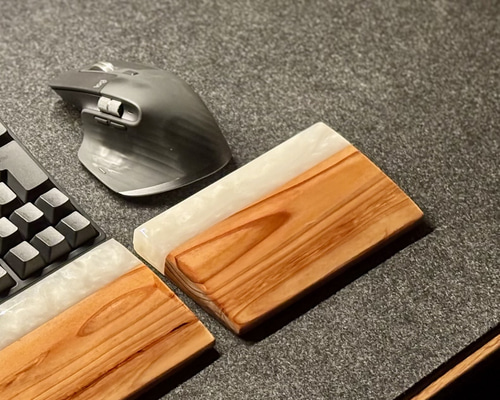 アームレスト パームレスト リストレスト マウスパッド 木製 無垢材 おしゃれ アームレスト パームレスト リストレスト マウスパッド 木製 無垢材