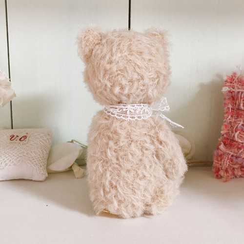 ベージュ色のクマさん ぬいぐるみ ベア工房Libert'e 通販