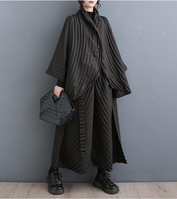 大きいサイズ レディース セットアップ パンツ モード系 春 秋冬