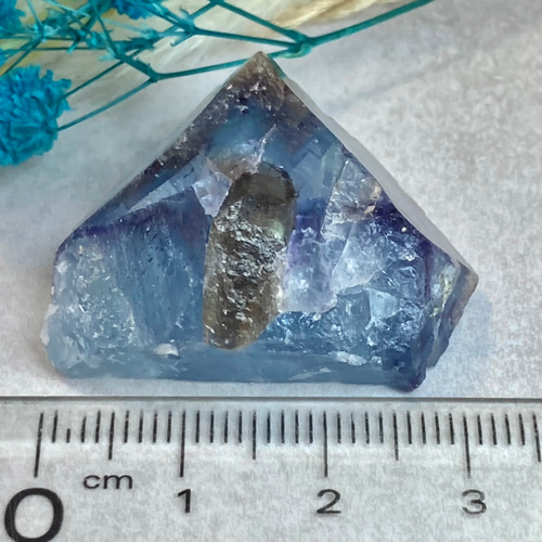 中国　湖南省産✿*:・ブルー　フローライト　蛍石　ラフストーン　クラスター　原石 中国 湖南省産✿* ブルー フローライト 蛍石 ラフストーン