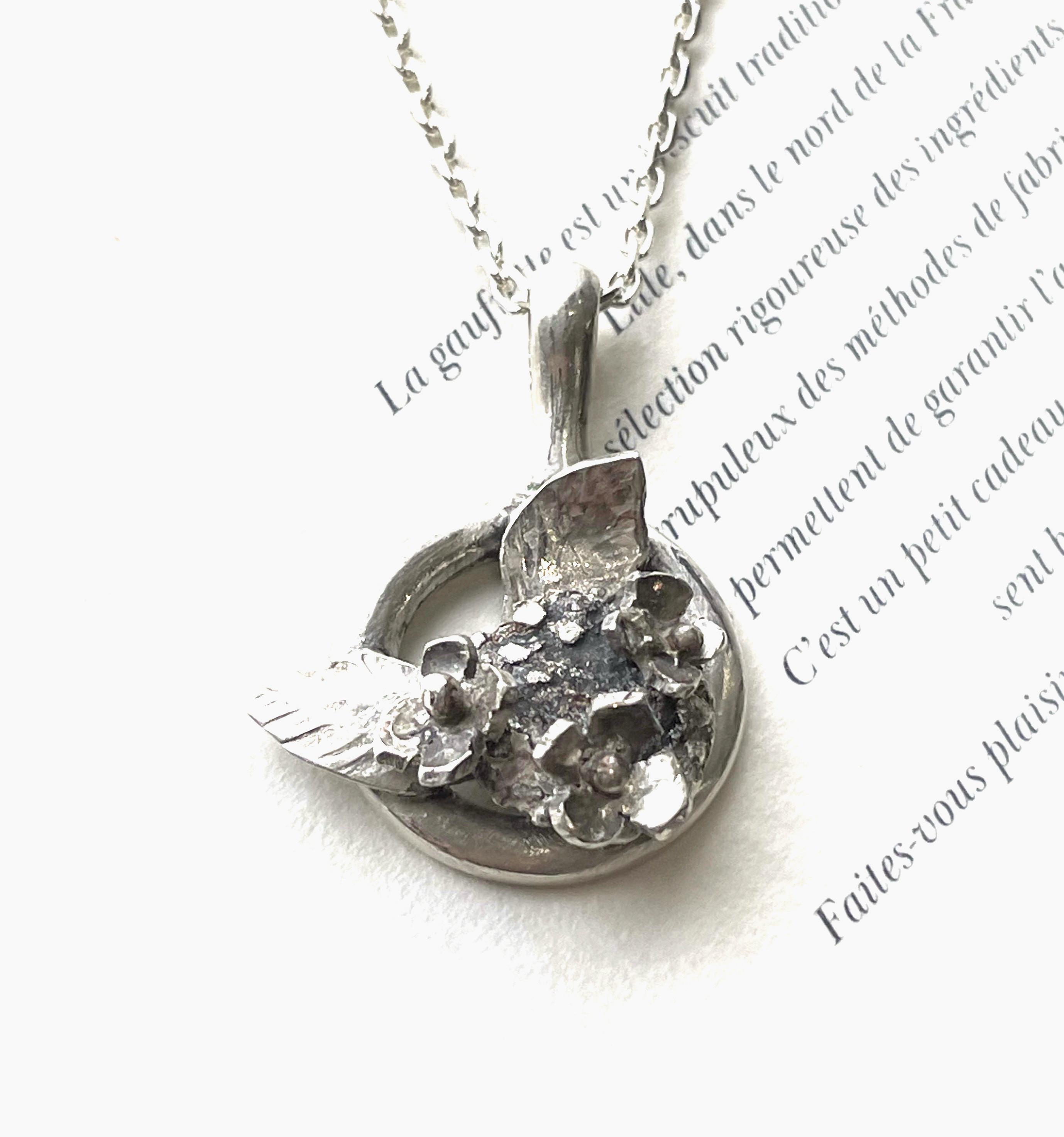 紫陽花のペンダント［SILVER950］
