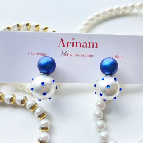 ひんやりセット2025】Red sango pearl & Blue dot pearl(限定/サンゴ