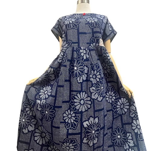 6Y35-6574浴衣リメイク　ワンピース　ハンドメイド　ロング　浴衣　新品反物 6Y35-6574浴衣リメイク ワンピース ハンドメイド ロング 浴衣