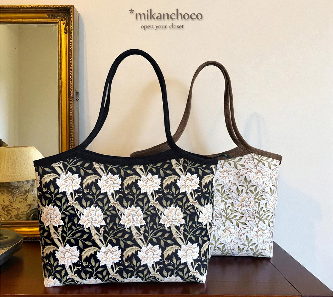 ◆モリス　ハマースミスの大きめトートバッグ◇選べる2色