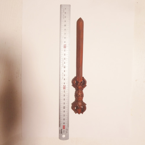 木彫刻 『 不動明王 宝剣 』 仏像 オリジナル 芸術 アート