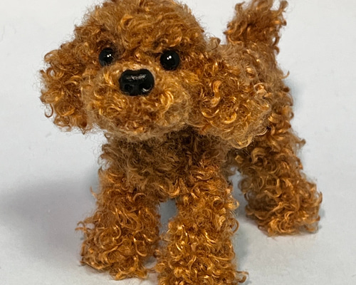 トイプードル ぬいぐるみ アートドール くるくるモールドール犬】トイプードル4 その他置物 ok&ok 通販
