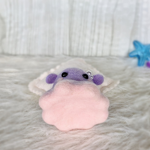 受注制作】おしゃれメンダコちゃん＊羊毛フェルト／パステルカラー／海