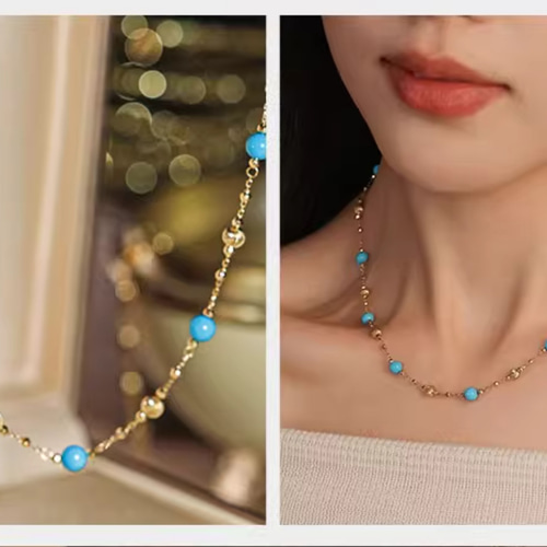 ヘイズジュエリー] ブルーコーストシリーズ 18Kゴールド 天然鉱石 4