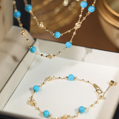 ヘイズジュエリー] ブルーコーストシリーズ 18Kゴールド 天然鉱石 4