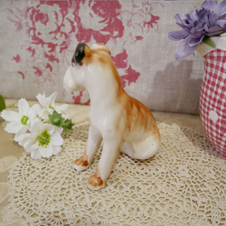 ヴィンテージ　陶器の犬　D-2 4枚目の画像