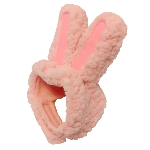 ピンクウサギのかぶりもの（帽子）【S/M/L】 ペット服・アクセサリー