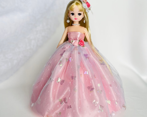 リカちゃん ドール 薔薇ドレス リカちゃん ドール 薔薇ドレス