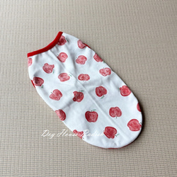 タンクトップ 林檎 【赤りんご】 Dog 犬服 ドッグウェア リンゴ