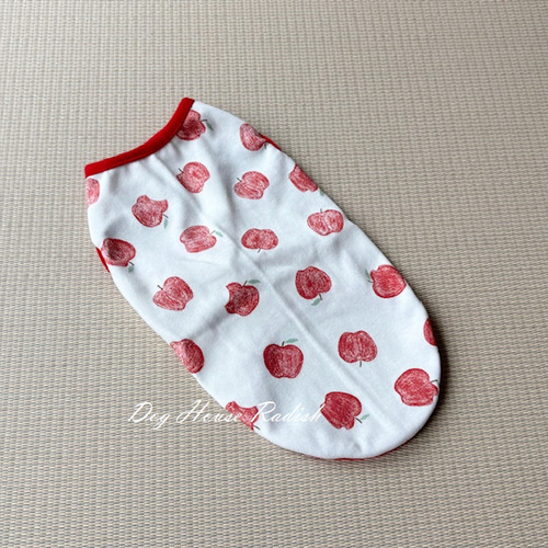 タンクトップ 林檎 【赤りんご】 Dog 犬服 ドッグウェア リンゴ