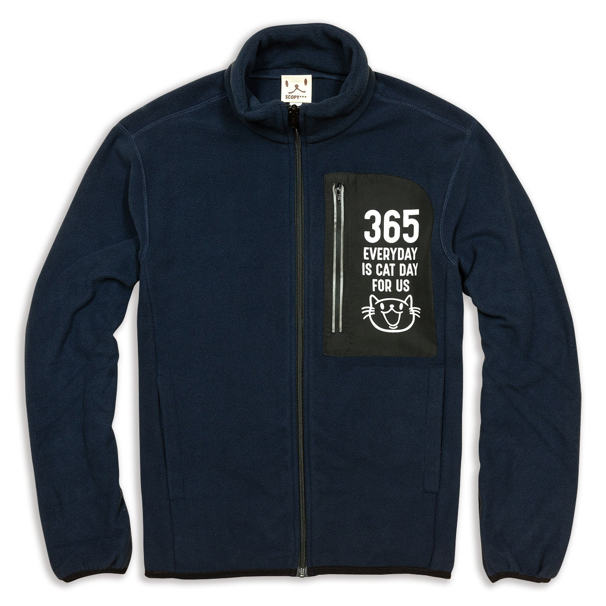 SCOPY フリースジャケット「EVERYDAY」 ネイビー