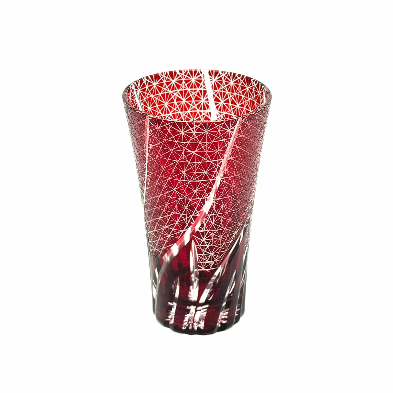 切子 ビールグラス 2個ペアセット 【QD516】 ビアグラス グラス コップ 父の日 母の日 敬老の日 きりこ ギフト