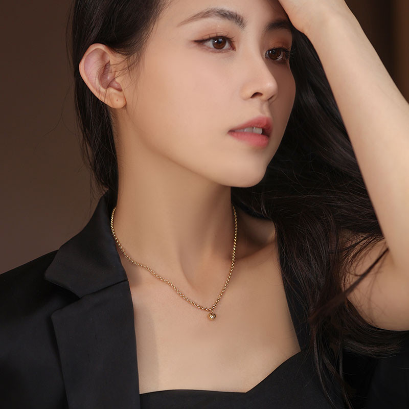 [ヘイズジュエリー] ロック スイートハートシリーズ 18Kゴールド トレンディ ファンシー プレーンゴールドチェーン 2色電気