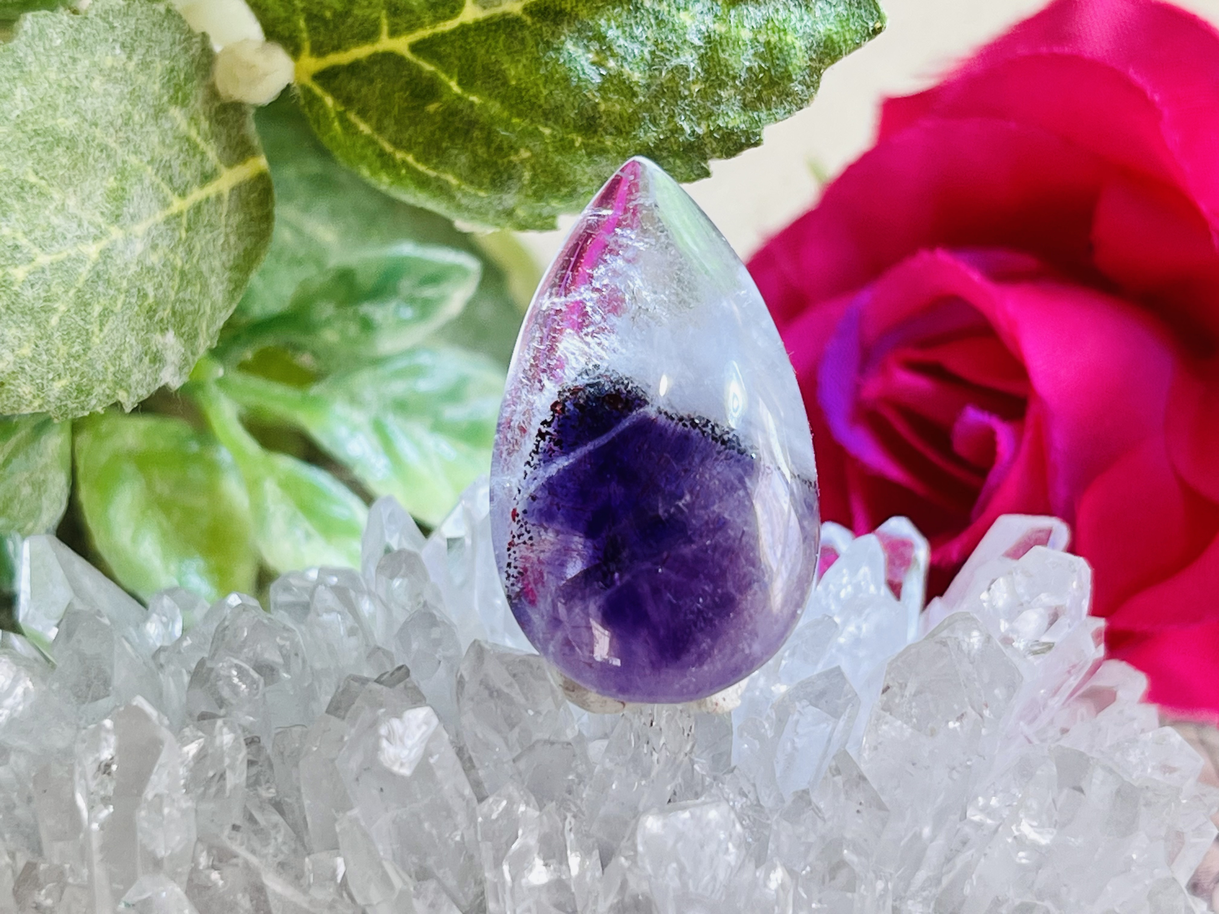 スーパーセブン　ジンバブエ産　ファントム　アメジスト　クリスタル　原石　ルース 5,988円