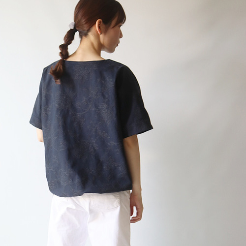 総刺繍ドロストプルオーバー ブラウス cotorin 通販 19518797