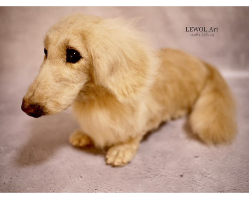 羊毛フェルト フルオーダー 犬 猫 ペット｜ニードルアート モデル