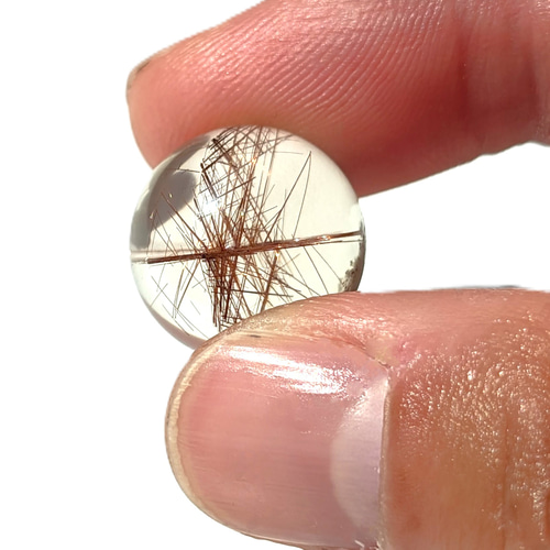 ブロンズルチル 16.5mmスフィア 十字架にかける想い 台座付 インテリアに ブロンズルチル 16.5mmスフィア 十字架にかける想い 台座付 インテリアに