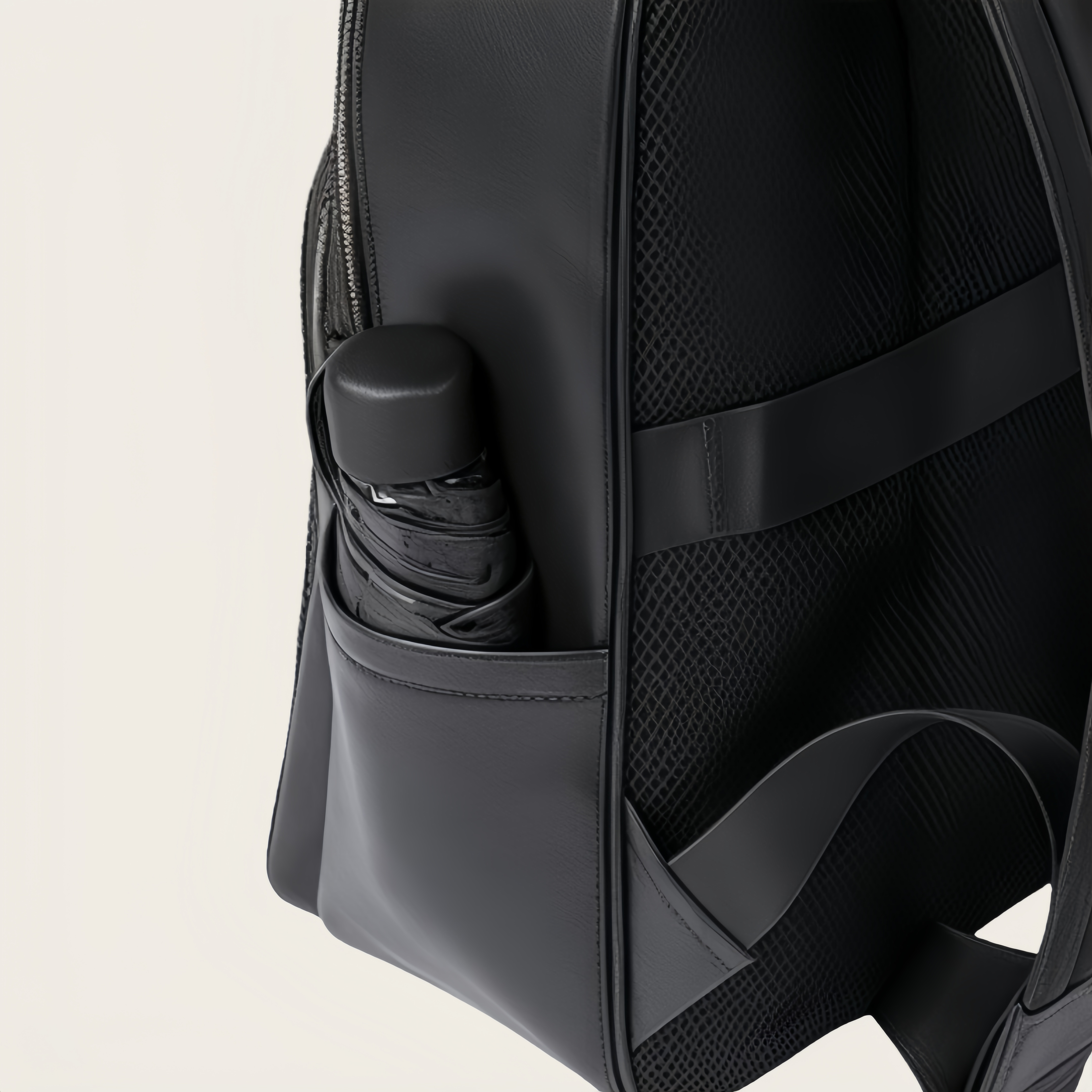 牛革編みビジネスバックパック｜通勤・旅行に最適｜15.6インチPC対応