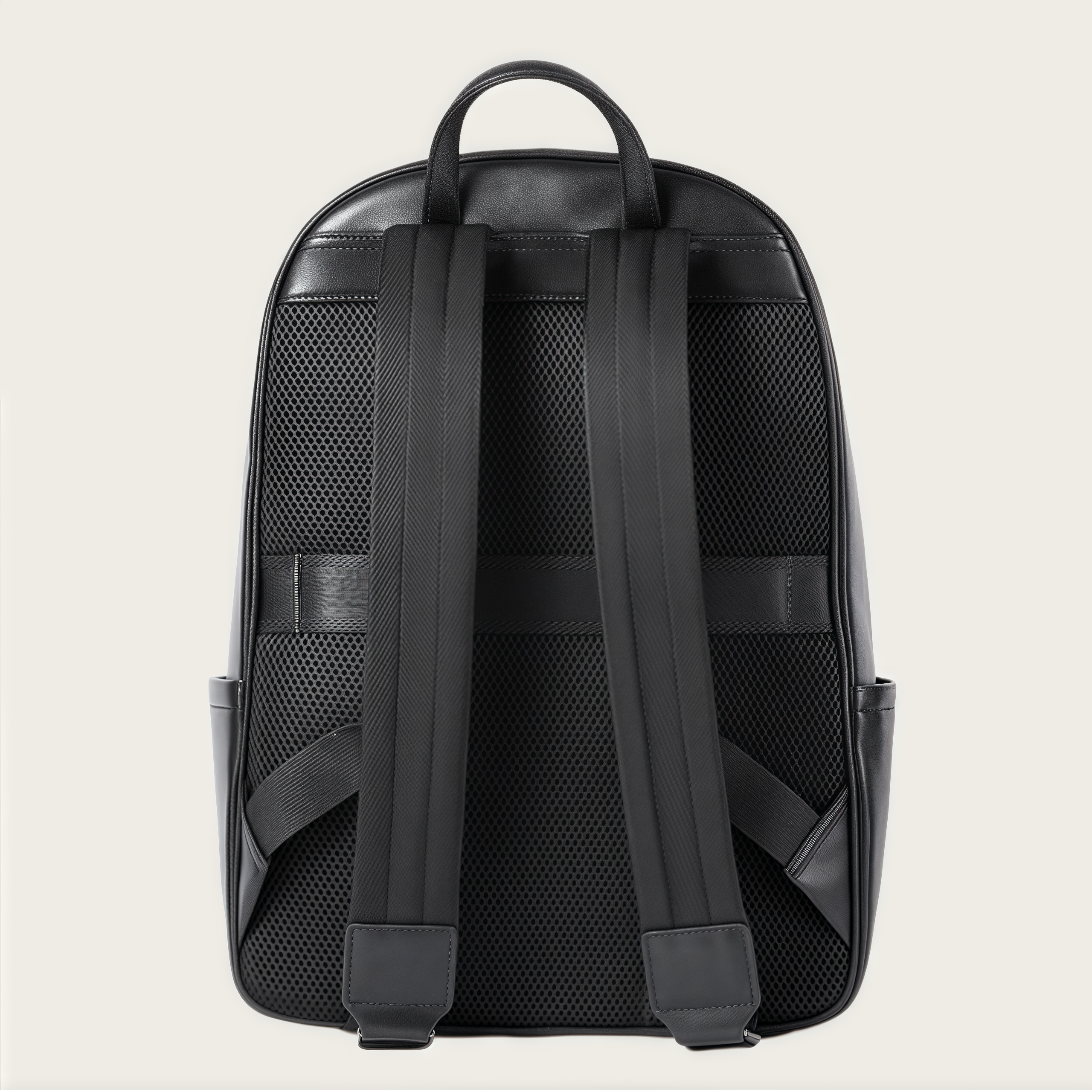 牛革編みビジネスバックパック｜通勤・旅行に最適｜15.6インチPC対応