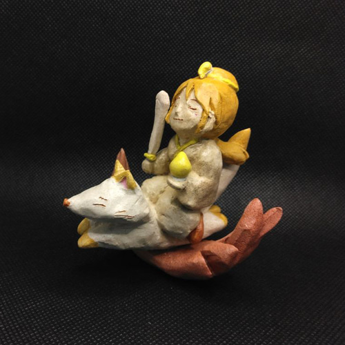 荼枳尼天 ダキニ天 立体・オブジェ KOTO屋 通販 19518933｜Creema