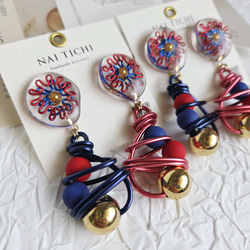 うねうねミャクミャクカラーピアス/イヤリング 大阪関西万博期間限定