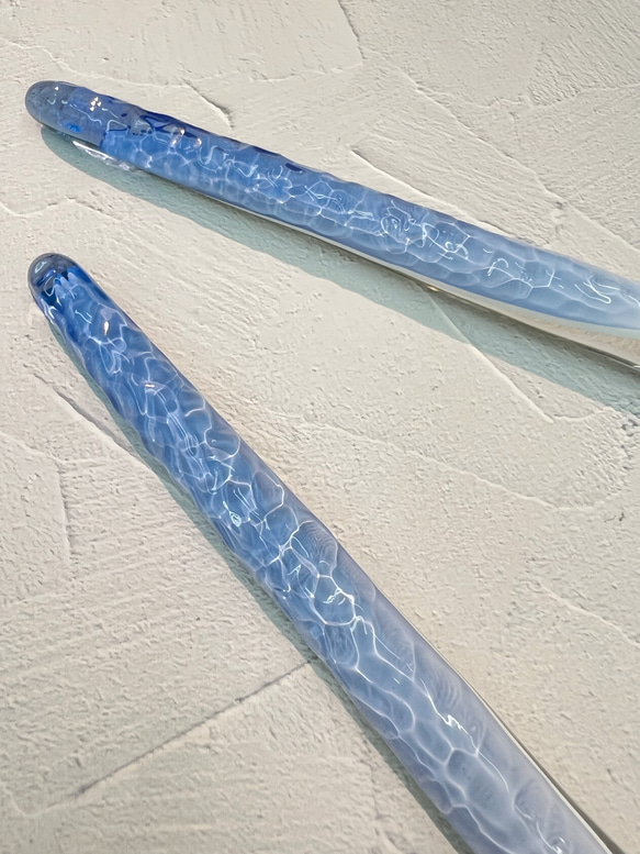 新作！Sea glass pen　ライトブルー 7枚目の画像