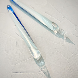 新作！Sea glass pen　ライトブルー 8枚目の画像
