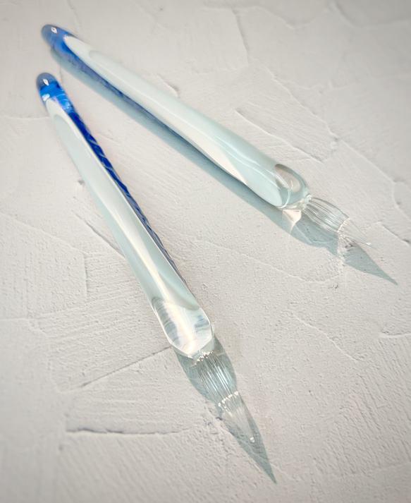 新作！Sea glass pen　ライトブルー 8枚目の画像