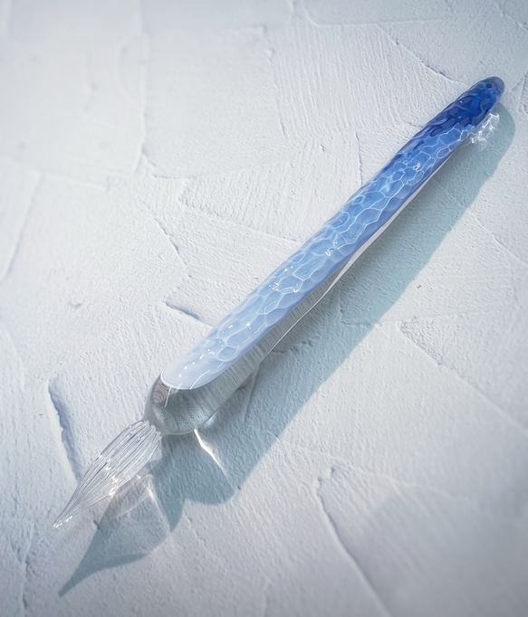 新作！Sea glass pen　ライトブルー 3枚目の画像