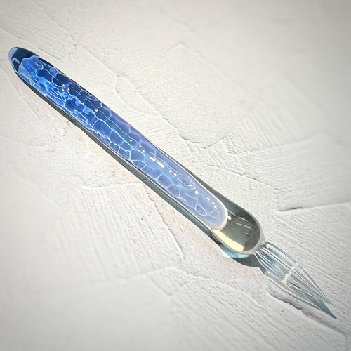 Sea glass pen ライトブルー ペン・筆記用具 Otonari工房 通販