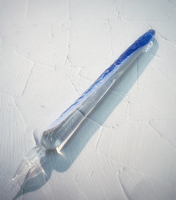 新作！Sea glass pen　ライトブルー 4枚目の画像
