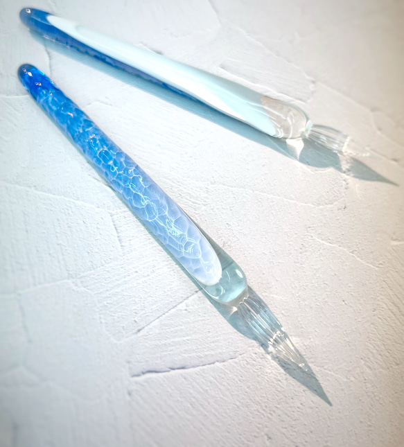 新作！Sea glass pen　ライトブルー 1枚目の画像