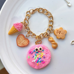 じゃらじゃらキーホルダー フェイクスイーツ 食品サンプル