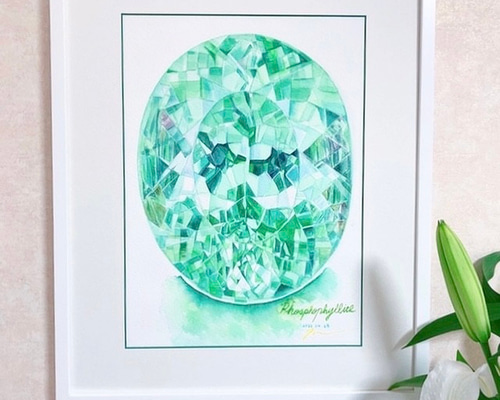 12/15まで期間限定10,000円OFF！　特大サイズ　宝石画、貴石画 特大サイズ！ 宝石画、貴石画 - メルカリ