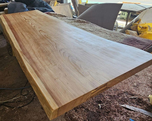 杉 一枚板 高級 ダイニング テーブル ウォールナット 栃 楠 ダイニング