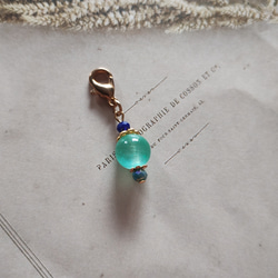 あおいりんご 絹糸 小さな手まり バッグチャーム 天然石 楽天市場