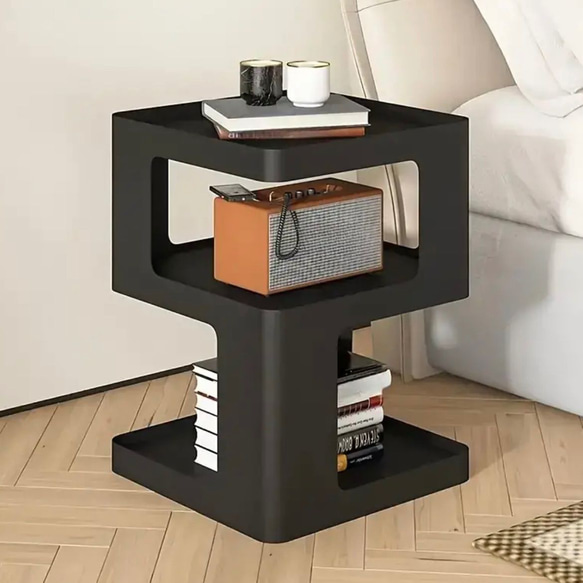 サイドテーブル キャビネット ソファサイドテーブル スリム コーヒー