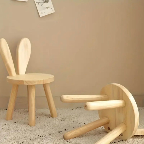 ナチュラルウッド スツール 木製 ハンドメイド チェア 子供 ナチュラルウッド スツール 木製 ハンドメイド チェア 子供