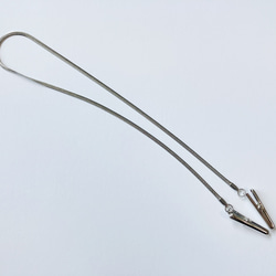 帽子クリップ　羽織留め　チェーン　ゴールド　金　ステンレス　長羽織　レース　薄羽織　クリップ　羽織紐 2枚目の画像