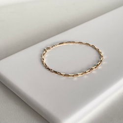 【期間限定】【夏の福袋no.4】Classy3連リング&Clearブレスレット 14kgf silver925 14枚目の画像