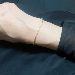 【期間限定】【夏の福袋no.4】Classy3連リング&Clearブレスレット 14kgf silver925 7枚目の画像
