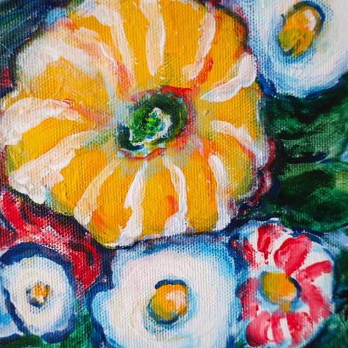 原画 “wishing you happiness” F10号 #絵画 #ねこ #猫 #白猫 #天使猫