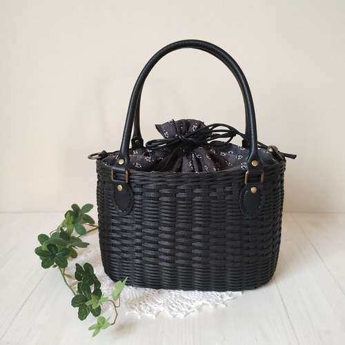 MURUA 黒のかごバッグ2way ショルダー付き 楽天市場】MURUA ムルーア かごバッグ 2WAYミニトートバッグ