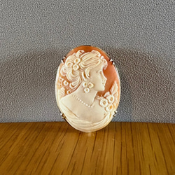 イタリアの古いカメオ Cameo アンティーク2WAY ブローチ